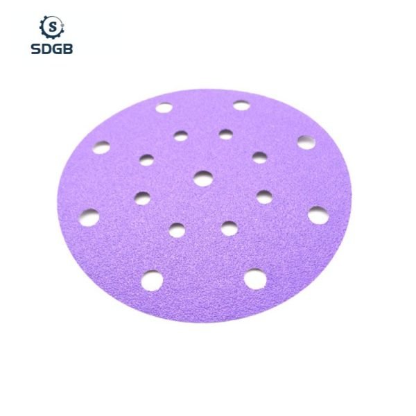 Purple ceramic sanding discs,5 inches,6 inches,125mm,150mm