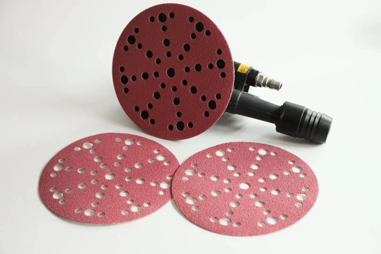 Pink ceramic sanding discs,5 inches,sandpaper,6 inches,125mm,150mm