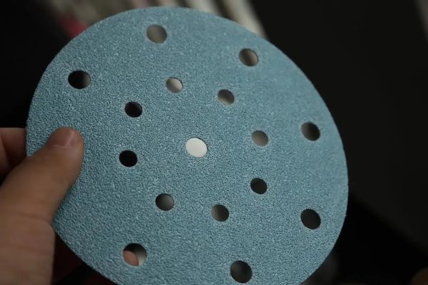 Blue ceramic sanding disc,sandpaper,5 inches,6 inches,125mm,150mm